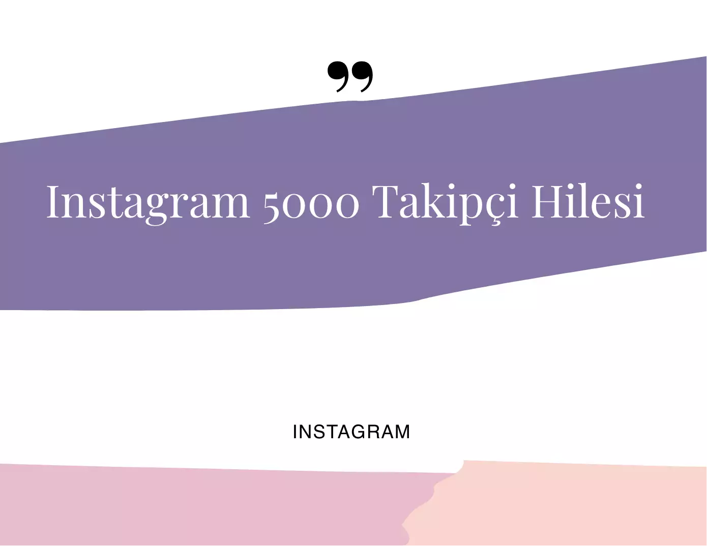 İnstagram 5000 Takipçi Hilesi